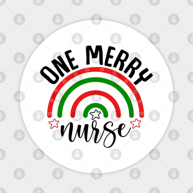 one merry nurse Magnet by MZeeDesigns